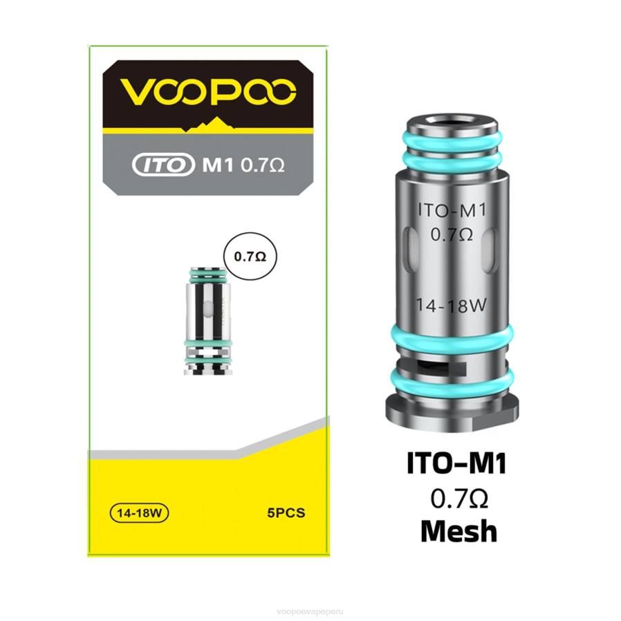 VOOPOO ITO bobinas (5 piezas) ito-m1 N6L4612 VOOPOO vape peru