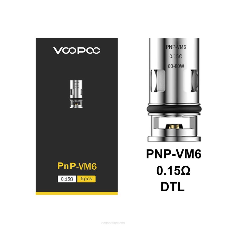 VOOPOO PNP bobinas (5 piezas) pnp-c1 N6L4584 VOOPOO vape precio