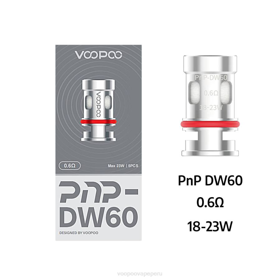 VOOPOO PNP bobinas (5 piezas) pnp-dw60 N6L4604 VOOPOO vape precio