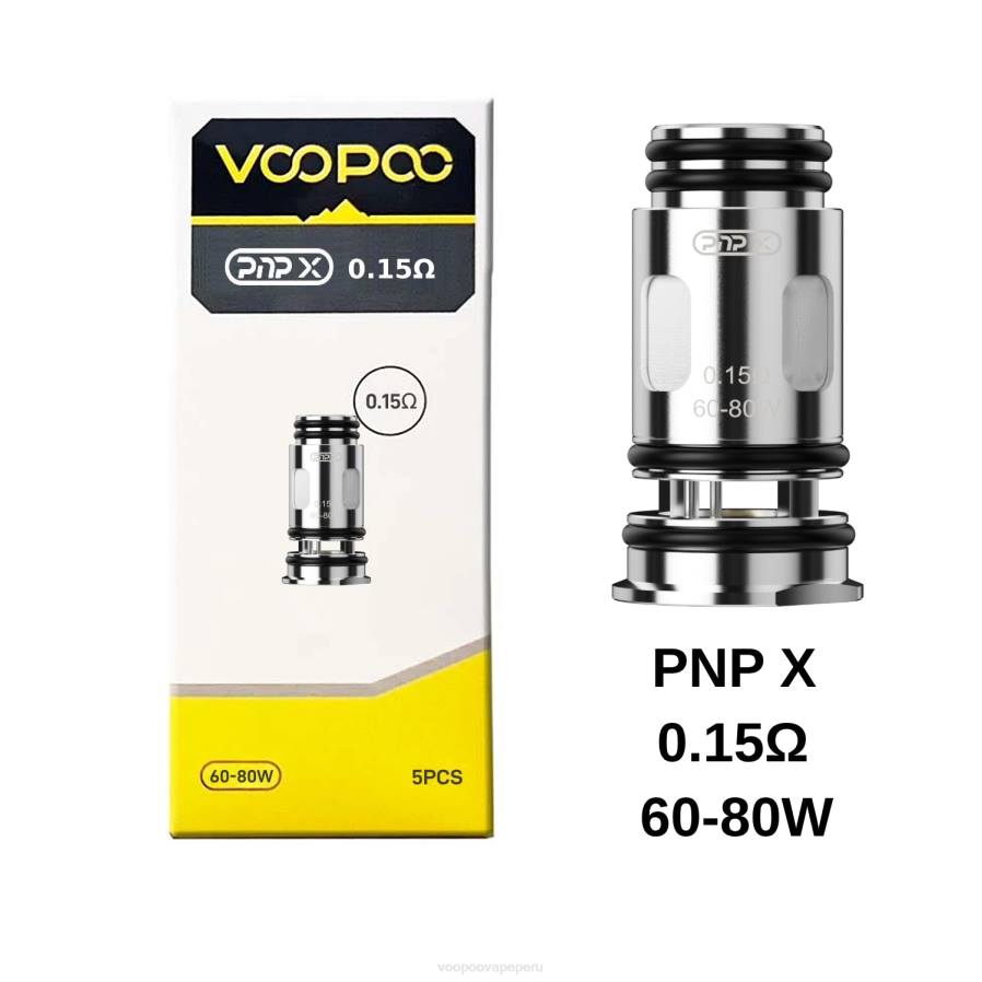 VOOPOO PNP bobinas (5 piezas) pnp x 0,15 ohmios N6L4605 VOOPOO vape amazon
