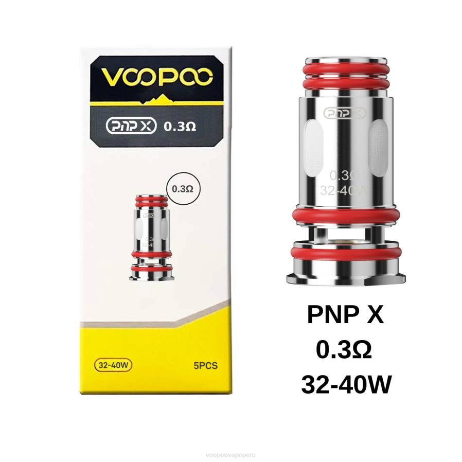 VOOPOO PNP bobinas (5 piezas) pnp x 0,3 ohmios N6L4607 VOOPOO vape pod peru