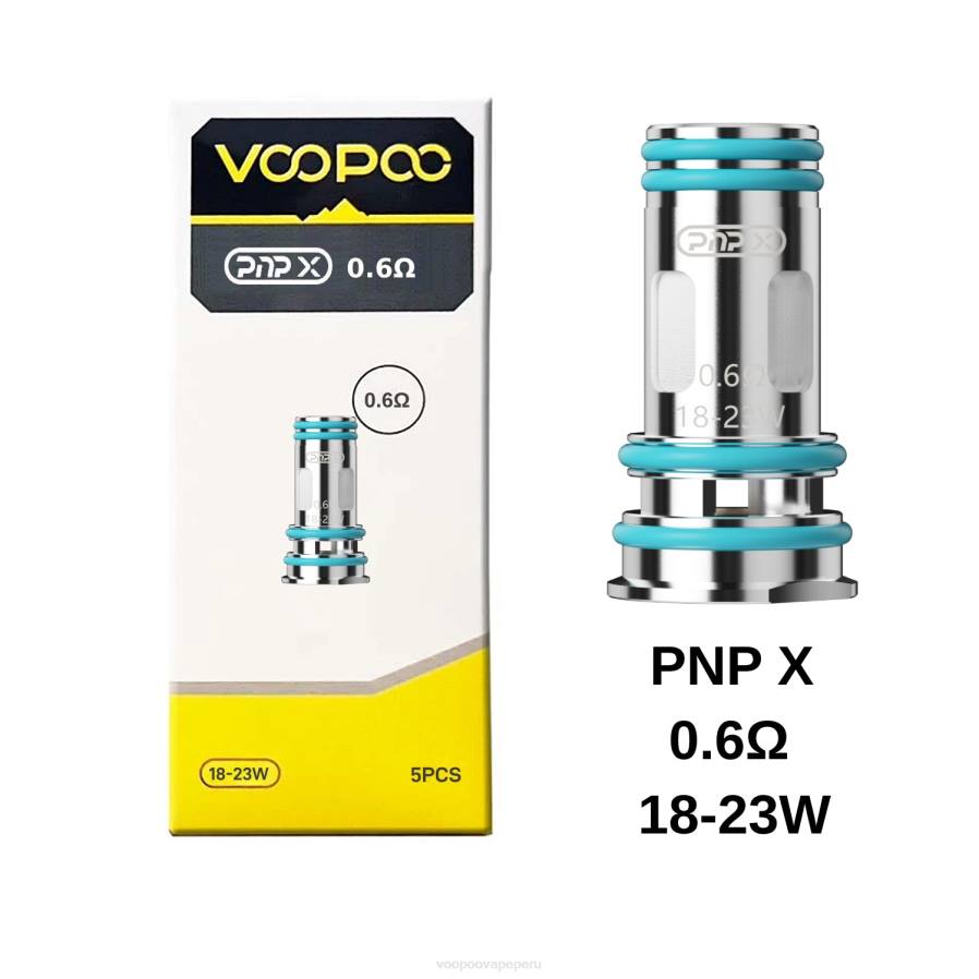 VOOPOO PNP bobinas (5 piezas) pnp x 0,6 ohmios N6L4608 VOOPOO vape coil peru