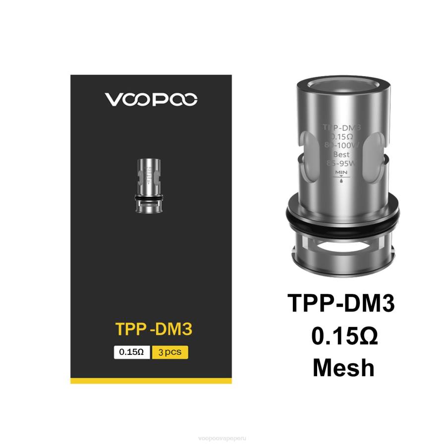VOOPOO TPP bobinas (3 piezas) tpp-dm3 N6L4610 VOOPOO drag precio