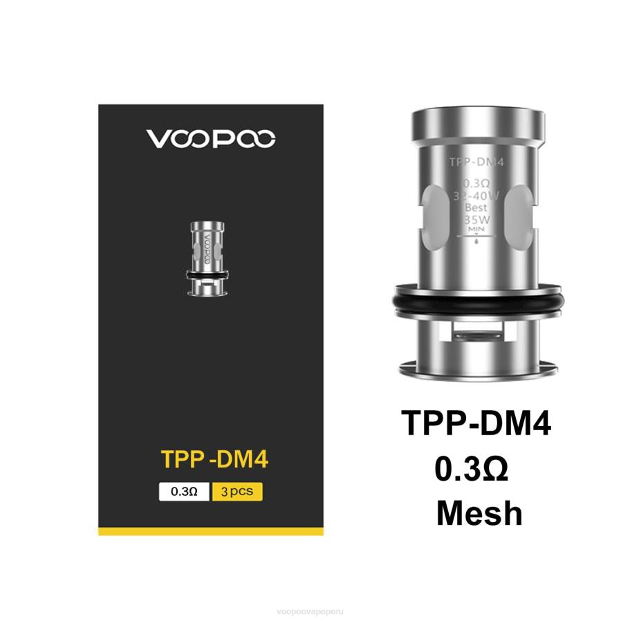 VOOPOO TPP bobinas (3 piezas) tpp-dm4 N6L4611 VOOPOO peru