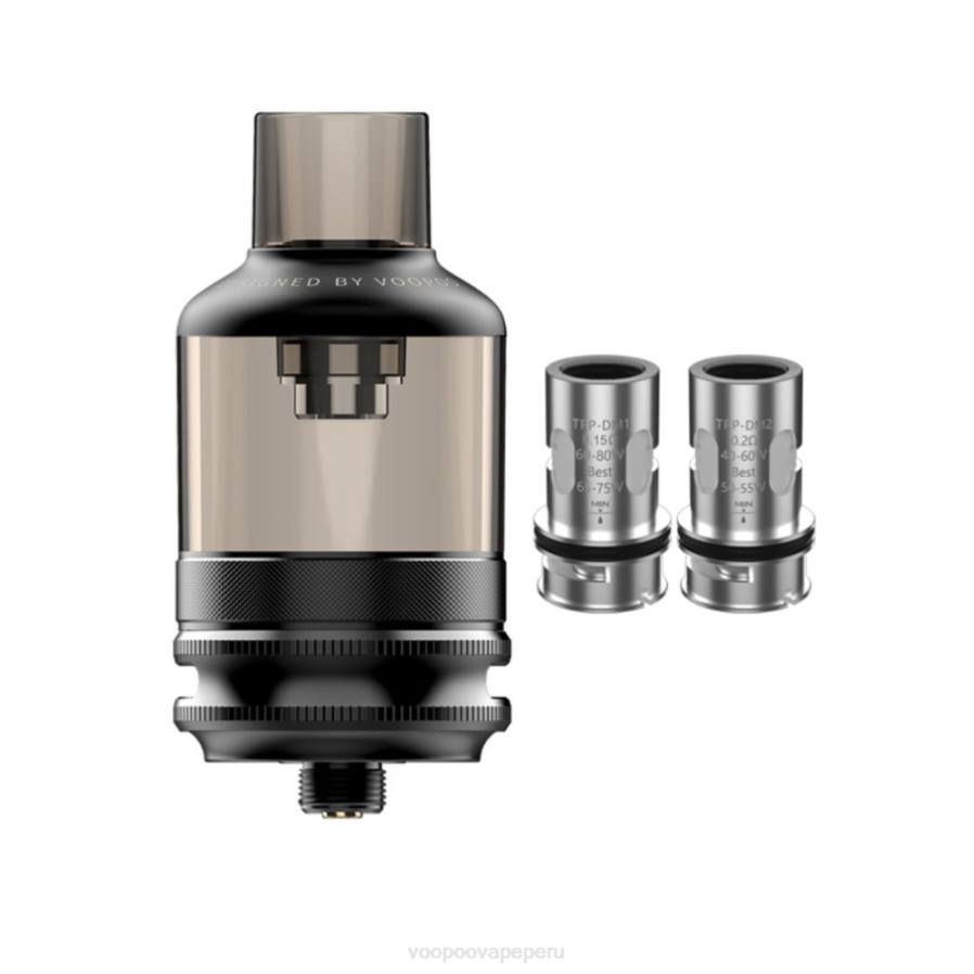 VOOPOO TPP tanque de vainas negro N6L4542 VOOPOO vape peru