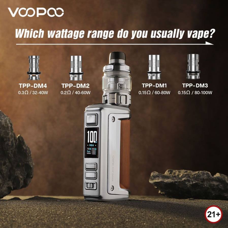 VOOPOO ARGUS GT II equipo de tanque grafito N6L41 VOOPOO peru