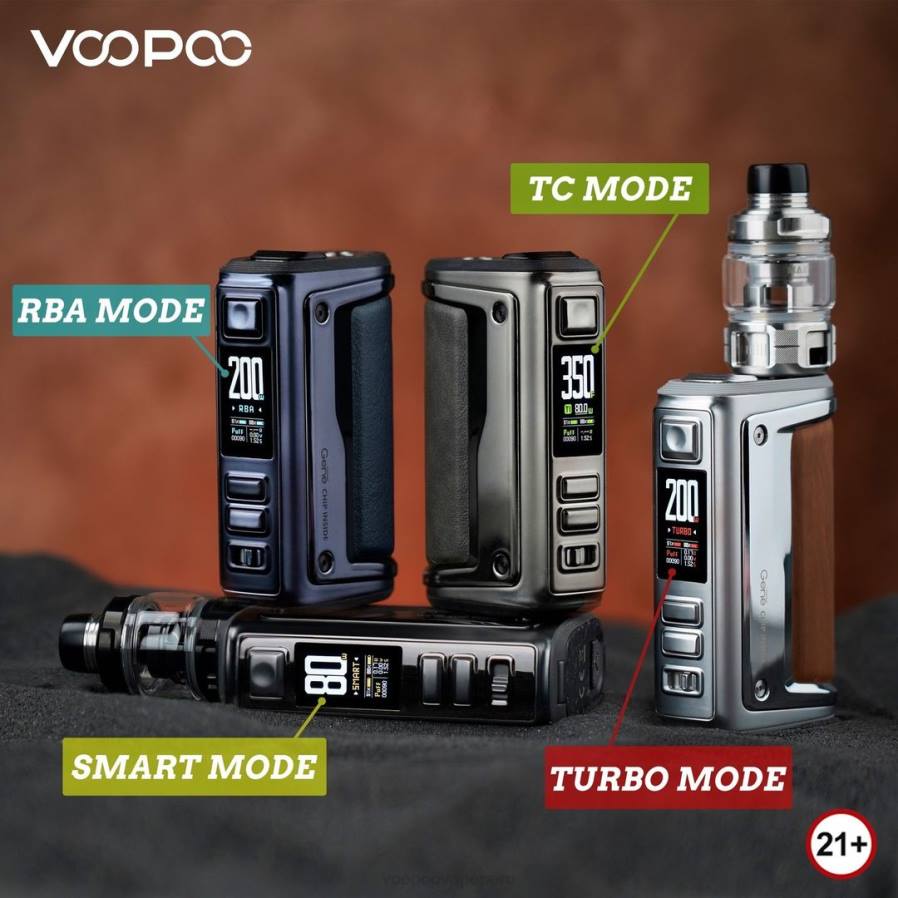 VOOPOO ARGUS GT II equipo de tanque grafito N6L41 VOOPOO peru