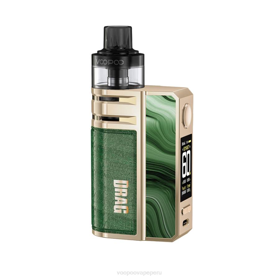 VOOPOO DRAG E60 kit de cápsulas serpentinas verdes N6L4187 VOOPOO vape pod peru