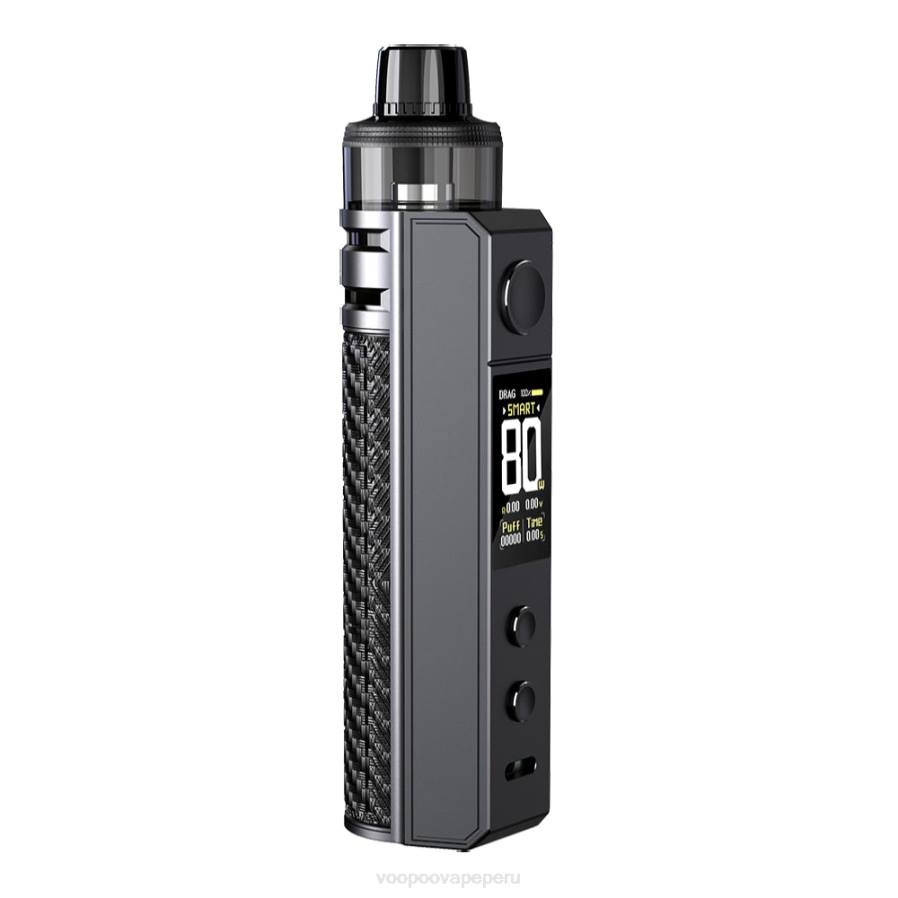 VOOPOO DRAG H80S kit de cápsulas Fibra de carbon N6L4242 VOOPOO vape peru