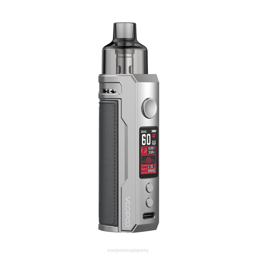 VOOPOO DRAG S kit de modificación de cápsulas plata y gris oscuro N6L4204 VOOPOO vape precio