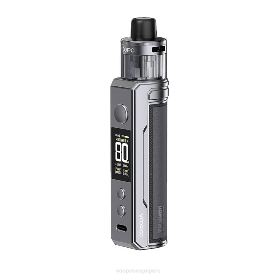 VOOPOO DRAG X2 mod de vaina metal gris N6L4233 VOOPOO vape lima