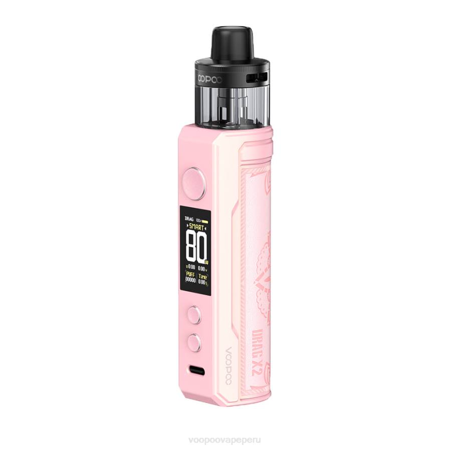 VOOPOO DRAG X2 mod de vaina resplandor rosa N6L4232 VOOPOO vape peru