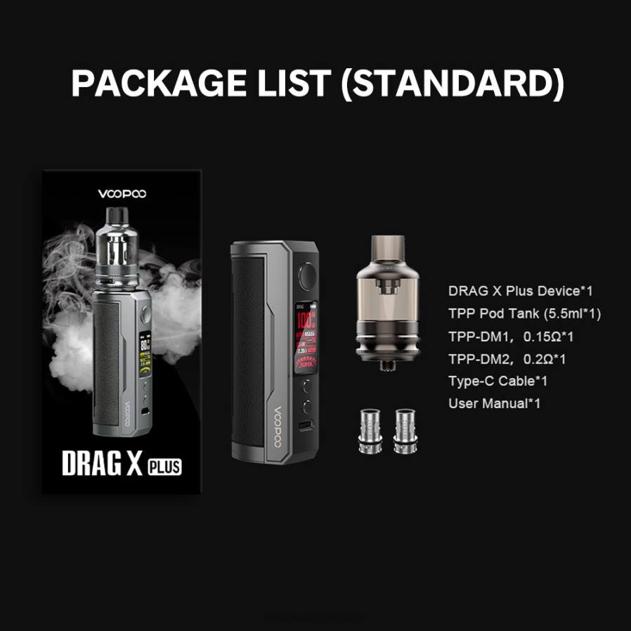 VOOPOO DRAG X PLUS equipo clásico N6L4294 VOOPOO vape precio