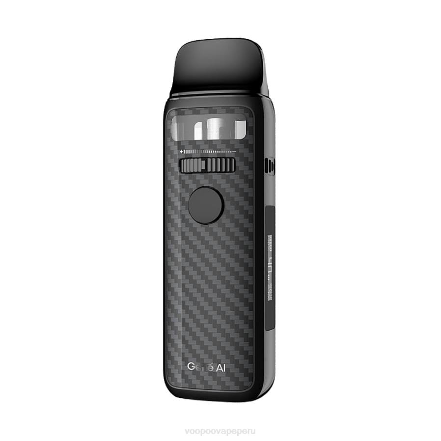 VOOPOO VINCI 3 kit de modificación de cápsulas fibra de carbono negro N6L4362 VOOPOO vape peru