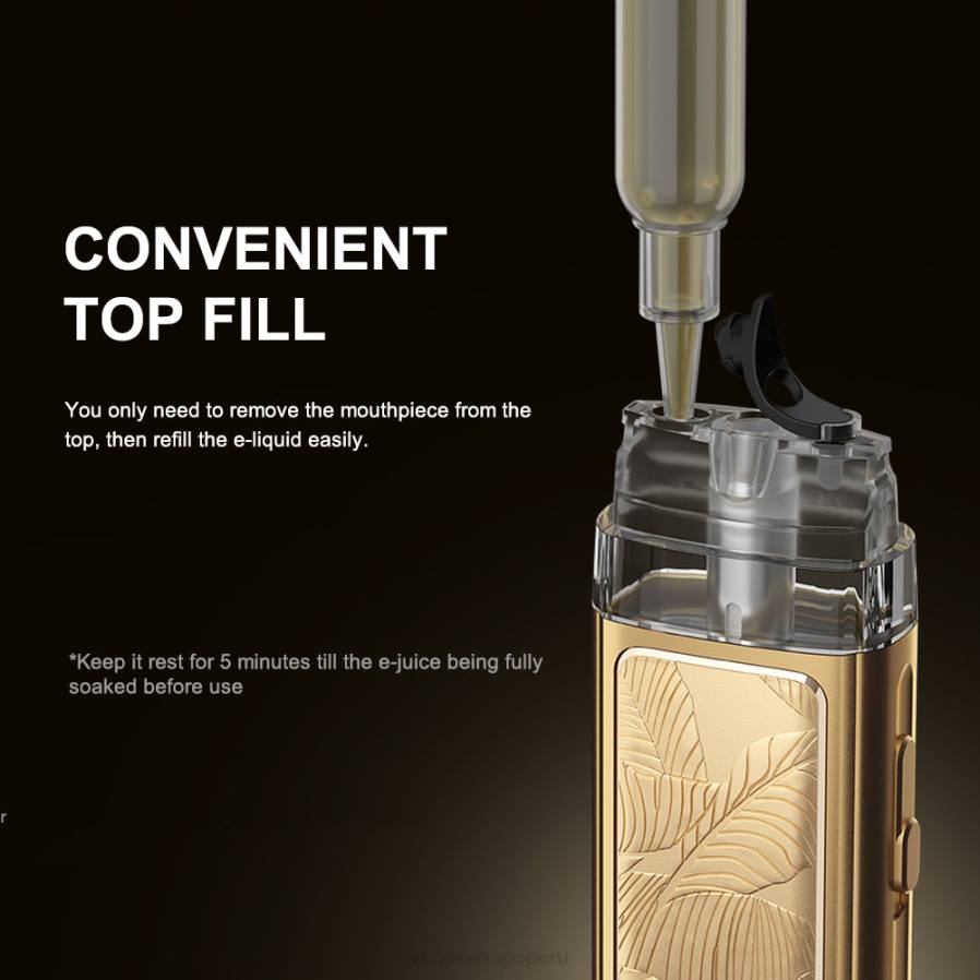 VOOPOO VINCI POD edición real hoja de oro N6L4343 VOOPOO vape lima