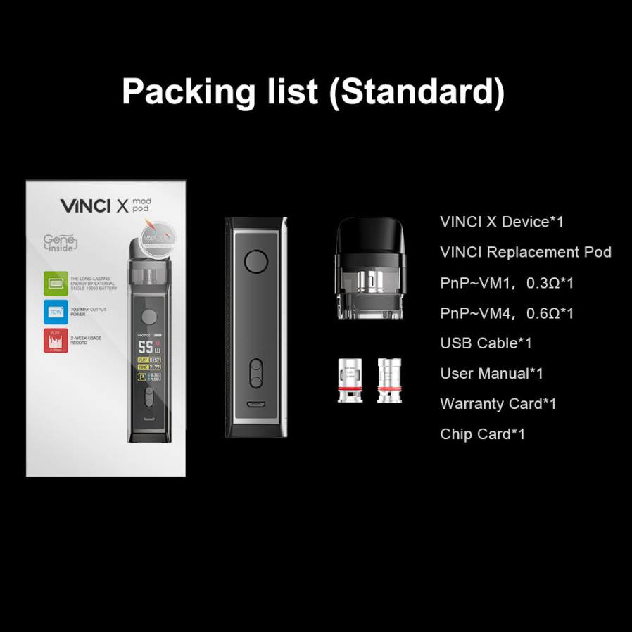 VOOPOO VINCI X kit de cápsula mod Fibra de carbon N6L4346 VOOPOO vape price